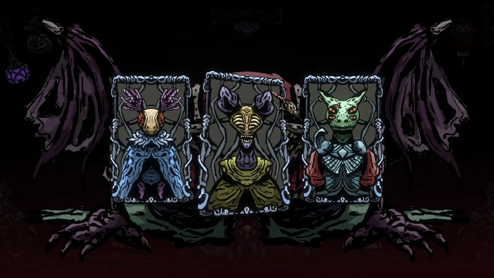 Devoidant screenshot: Choosing between three playable Devoiders